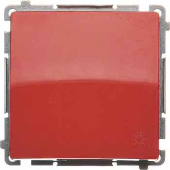 vypínač Tlačítko zapínací, s piktogramem “světlo”, řazení 1/0, 10 A / 230 V~,, Simon Basic BMS1.01/22