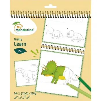 omalovánky Avenue Mandarine Omalovánky Learn - dinosauři (24ks)