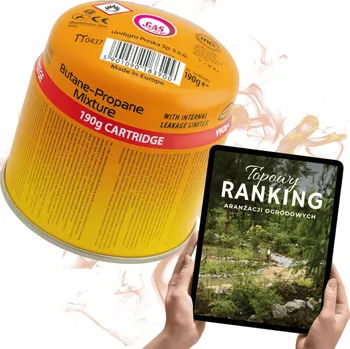 Plynová kartuše Plynová kartuše PRO TURISTICKÉ VAŘIČE DO KEMPU ventil GAS-STOP 393ml