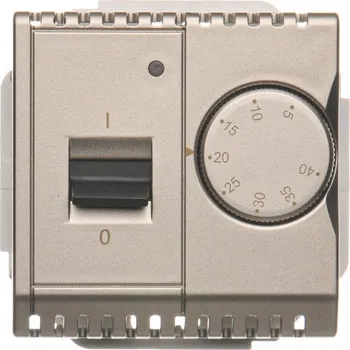 Termostat analogový s otočným voličem, s vnitřním teplotním senzorem, 16&nbsp;A /, Simon Basic BMRT10W.02/29