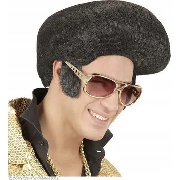 Karnevalová paruka Widmann paruka krátké vlasy černá