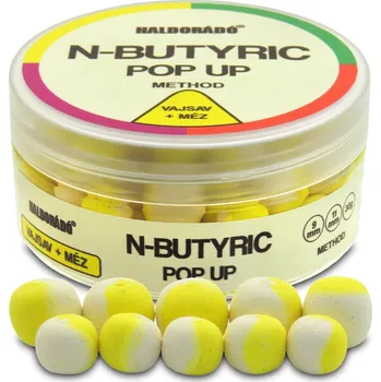 Boilies Haldorádó Pop-Up N-Butyric Method 30g 9+11mm - Kyselina máselná-med