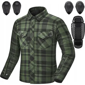 Moto bunda Košile SHIMA RENEGADE MEN 2.0 vel. XXL ZELENÁ ČERNÁ