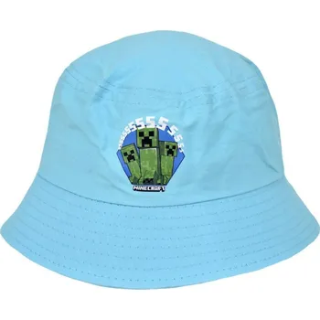 Klobouk KLOBOUČEK MINECRAFT FUK s23 60649 - 420 sv. modrý Velikost: 54
