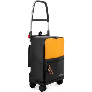 Rolser Měkký kabinový kufr polyester Two GC T-Shop Negro/Amarillo 27 l