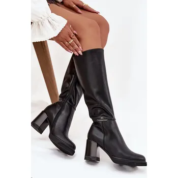 Dámské kozačky Kozačky na podpatku model 219586 Step in style 39