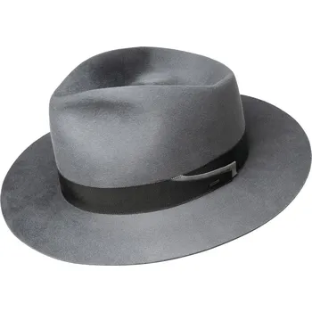 Klobouk Bailey Redley – grafitový pánský klobouk z plsti Superfine Velour Velikost: 59 cm (L)