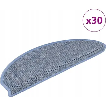 Nášlap na schod Samolepicí rohožky na schody se vzhledem sisal, 30 ks, 65x21x4 cm