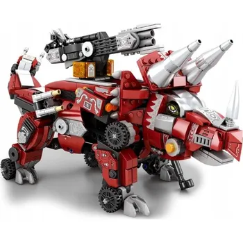 ostatní stavebnice STAVEBNICE REOBRIX MECHA TRICERATOPS ROBOT VOZIDLO 930 DÍLKŮ TECHNIC