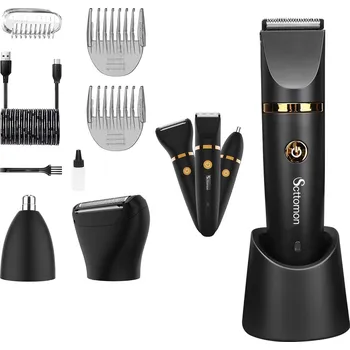 Strojek na vlasy Stříhací strojek na vlasy zastřihovač vousů, akumulátorový Holicí Strojek 3 v 1
