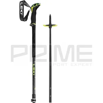 Trekingová hůl hole Leki Guide 2, black/neonyellow/darkanthracite 115000