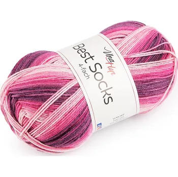 Pletací příze Best Socks samovzorovací / ponožkovka 100 g