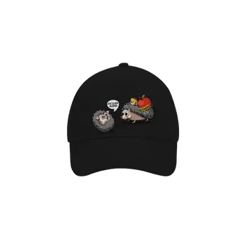 Kšiltovka Bastard Alergický ježek kšiltovka baseballka Black
