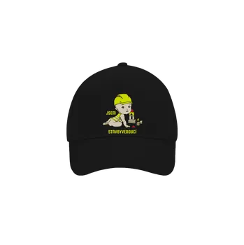 Kšiltovka Bastard Jsem stavbyvedoucí kšiltovka baseballka Black