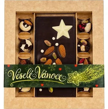 Čokoláda Chocobonte Dárková čokoláda s bonbony - hořká verze