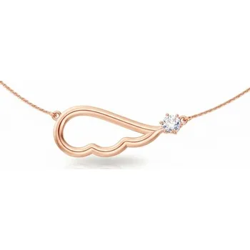 Řetízek Couple, Originální náhrdelník Amaré I, růžové zlato se zirkonem, délka 45 cm, 585-66-5-0717.4C00.0.45.001.34