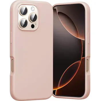 Pouzdro na mobilní telefon Vention Liquid Silicone Case for iPhone 16 Pro Max with MagSafe Dusty Pink KUHP0-40