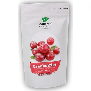 Přírodní produkt Nature´s Finest Cranberries with apple juice BIO 200g