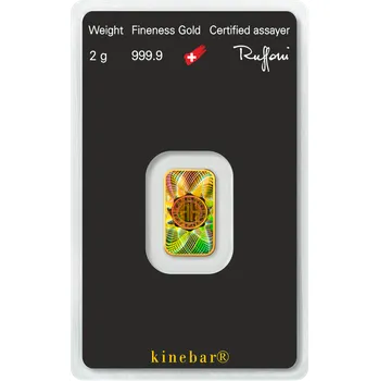 Argor Heraeus - 2 gramy, Kinebar