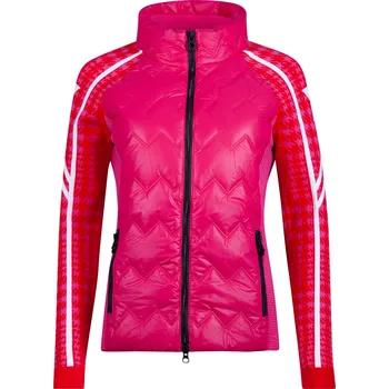 Dámský svetr NEWLAND N4 6792 NOREFJELL LADY HYBRID JACKET RED/FUCHSIA Velikost: L WOMEN’S HYBRID QUILTED JACKET