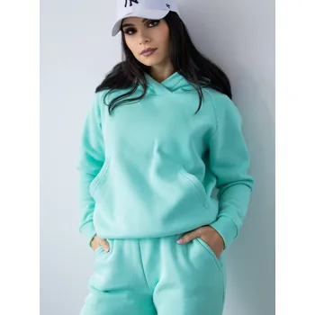 Dámská mikina Dámská zateplená mikina VSB BASIC v mentolové barvě, VELIKOST 2XL/3XL