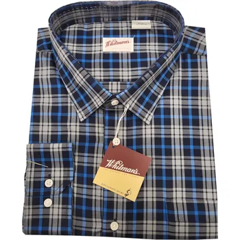 Pánská košile Pánská košile dlouhý rukáv (kostka) - v nadměrné velikosti 4618 2403