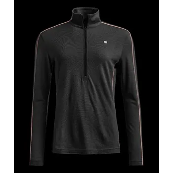 Ortovox 185 Rock'N'Wool Zip Neck Women's Barva: Black Raven, Velikost: S