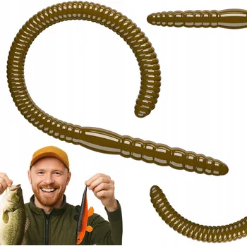 Umělá nástraha Libra Lures Flex Worm Junior 65 038 Hnědý Sýr