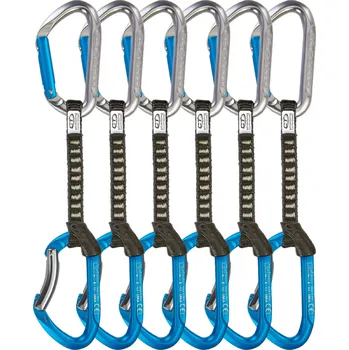 smyčka Climbing Technology Salto Set UL - 6 PACK Barva: Titanium/Electricblue, Velikost: 12