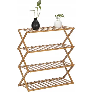 ÚZKÝ STOJAN NA BOTY, PŘENOSNÝ SKLÁDACÍ REGÁL PRO ULOŽENÍ BOT