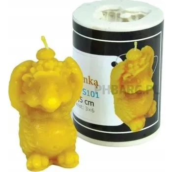 Nádoba na pečení Silikonová forma - JEŽEK S BERUŠKOU 5,5 cm