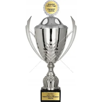 Neobyčejný stříbrný pohár s víkem 50 cm + GRAVÍROVÁNÍ DÁREK