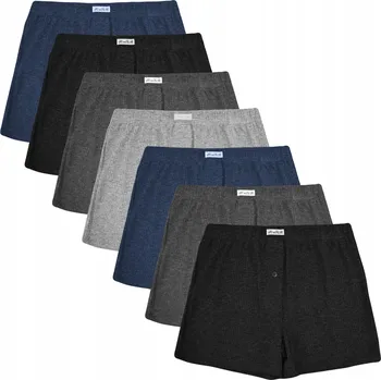 Pánské oblečení 4-BALENÍ Pánské Boxerky VOLNÉ 100% Bavlna Slipy Pohodlné Pružné XL