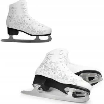 Zimní brusle SMJ SPORT Revina 41 bílé Krasobruslařské Brusle pro pohodlí a stabilitu kotníku