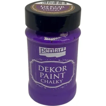 Speciální výtvarná barva Dekor Paint Chalky 100ml - biskupská fialová