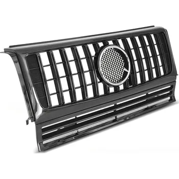 Nárazník Přední maska, Mercedes W463, G-Class, 1990-2012, Black-Glossy (73.GRME48)