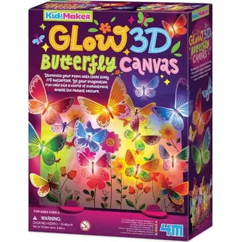 kreativní sada 4M 3D Svítící obrázek - Motýli