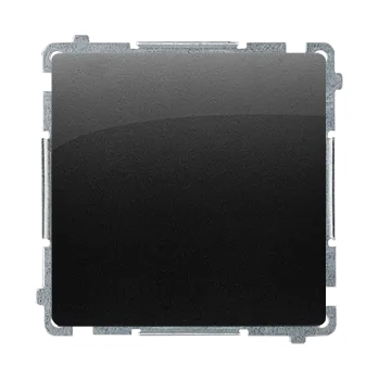 vypínač Vypínač jednopólový, řazení 1, 10 A / 230 V~, bezšroubové svorky, Simon Basic BMW1.01/49, černá