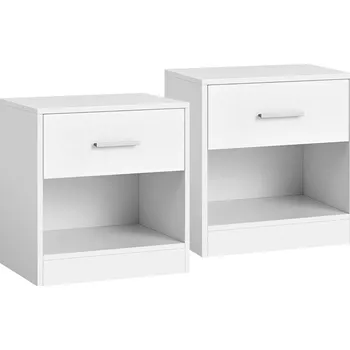 Konferenční stolek Odkládací stolek 39x28x41cm, mdf ANT-E1081 WT