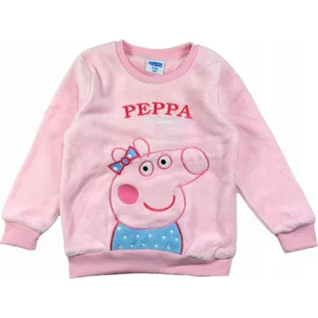 Dívčí mikina MIKINA PEPPA PIG Em 922 růžová Velikost: 104