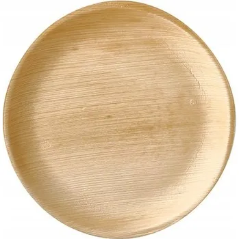 Talíř Talíř z palmových listů kulatý 25 x 2 cm, 25 ks