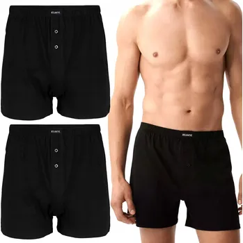 Trenýrky Volné boxerky 2 páry ATLANTIC 2BMB-003 - M