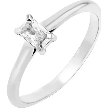 Prsten Zásnubní prsten s emerald diamantem Bukka