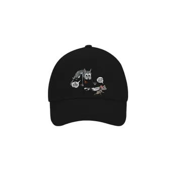 Kšiltovka Bastard Alergická kočka a myš kšiltovka baseballka Black