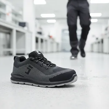 Pracovní obuv CERVA GROUP Polobotky BEEFORD ESD 01 Velikost 50 (UK-15) šedá