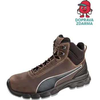 Pracovní oblečení CONDOR BROWN MID kotníková pánská 45 tmavě hnědá