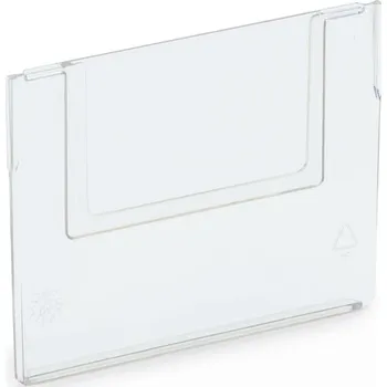 Úložný box Vnitřní přepážka regálového boxu, 23,4x9 cm transparentní
