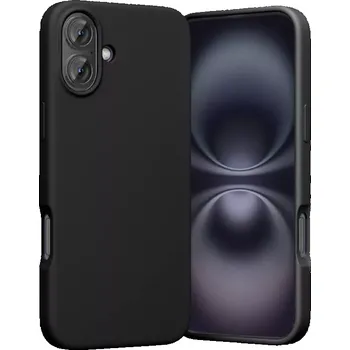 Pouzdro na mobilní telefon Vention Liquid Silicone Case for iPhone 16 Plus with MagSafe Black KUHB0-20