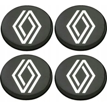 Disk EMBLÉMY SAMOLEPKY znaky logo NA POKLICE pokličky disků kol RENAULT 60mm
