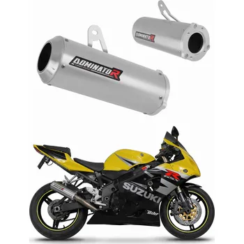 Výfuk pro motocykl GSXR 1000 K1 - K4 2001 - 2004 výfuk tlumič GP DOMINATOR